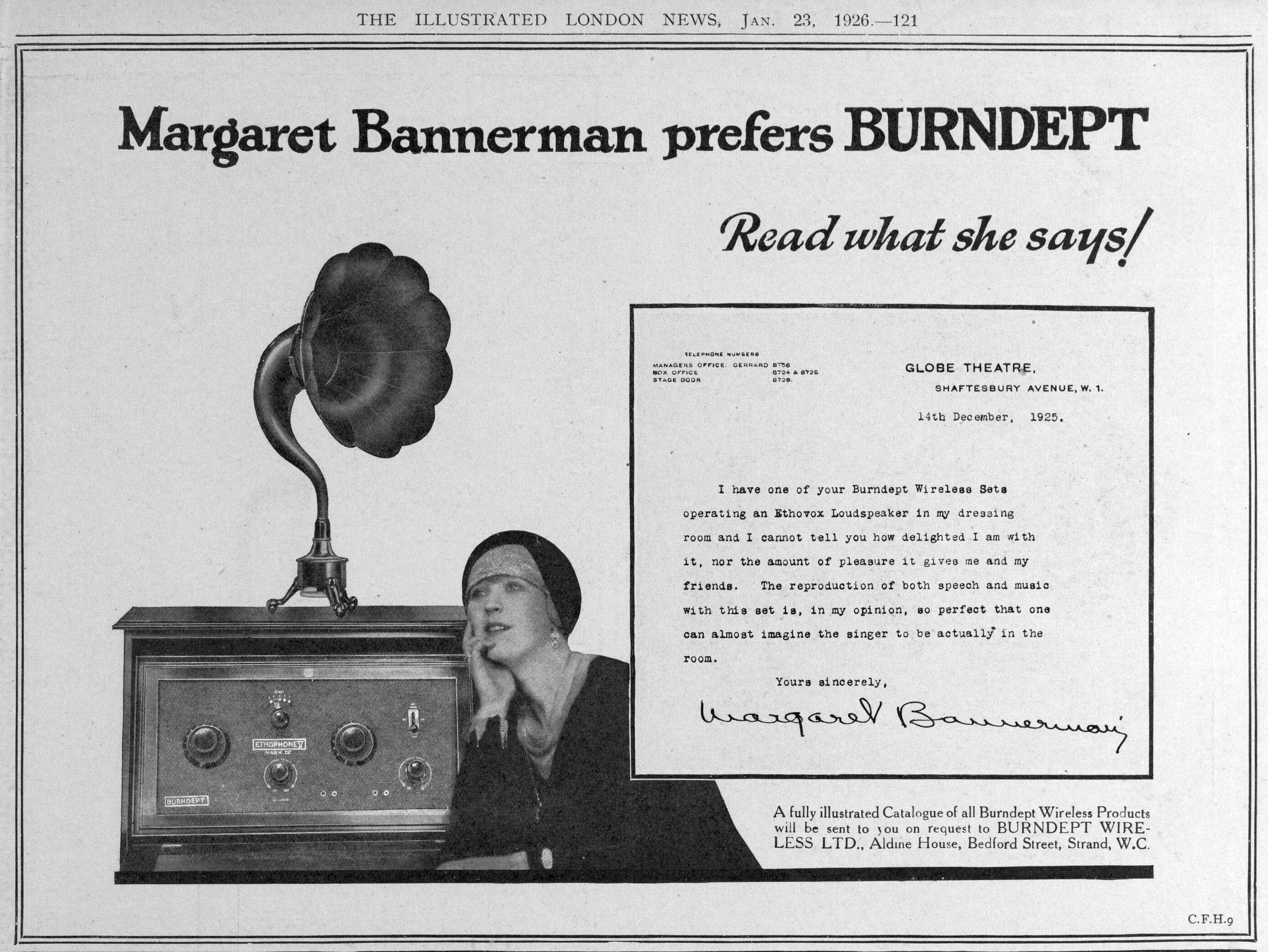 Radio advert